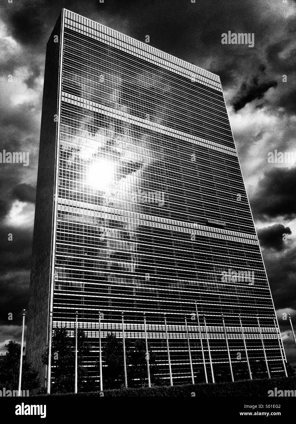 UN headquarters, New York Stock Photo