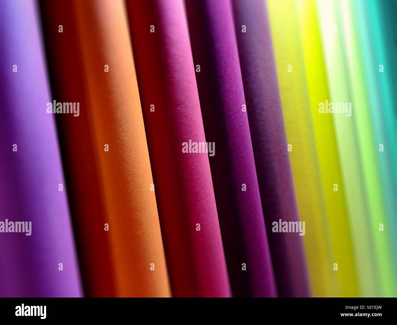 Coloured material Stock Photo