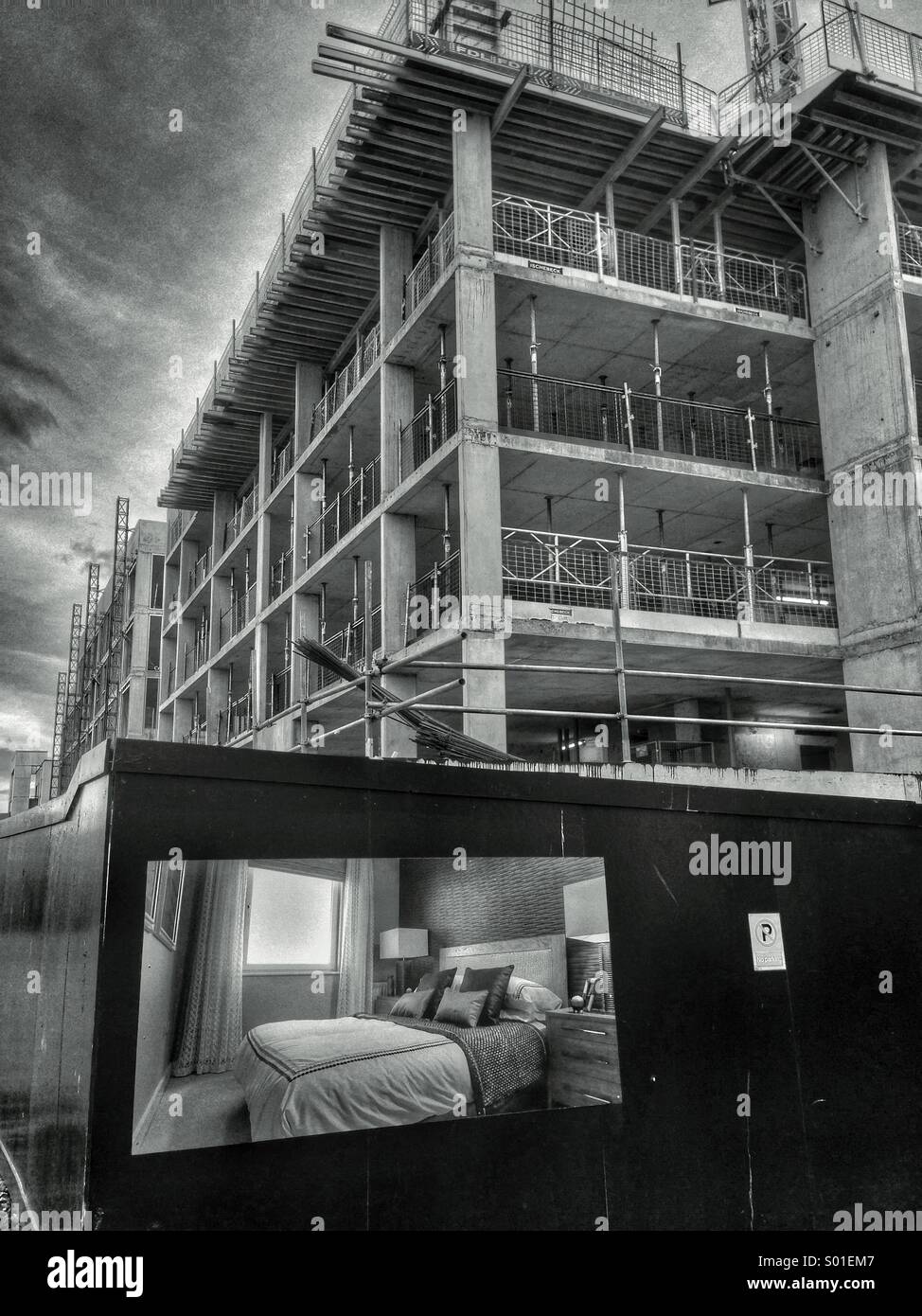 New Build Portishead Marina North Somerset Stock Photo Alamy