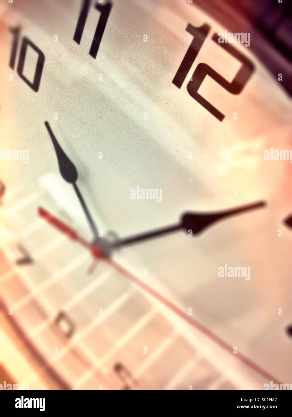 Clock face - Smartphone Captured Stock Image