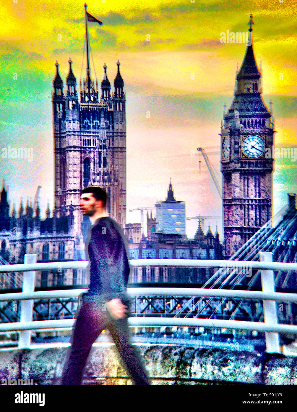 Houses of Parliament, London - Smartphone Captured Stock Image