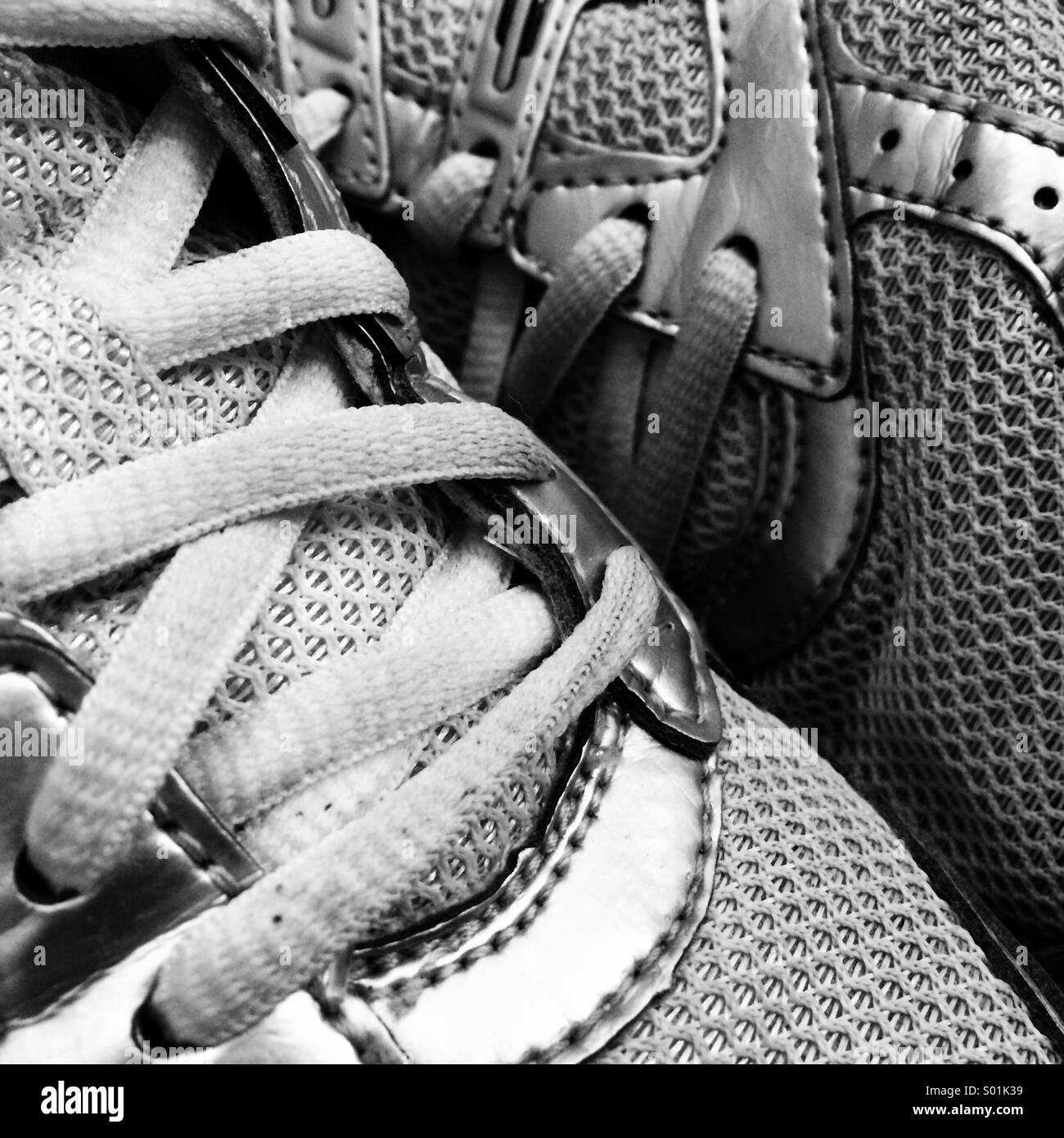 Sports shoes black and white top