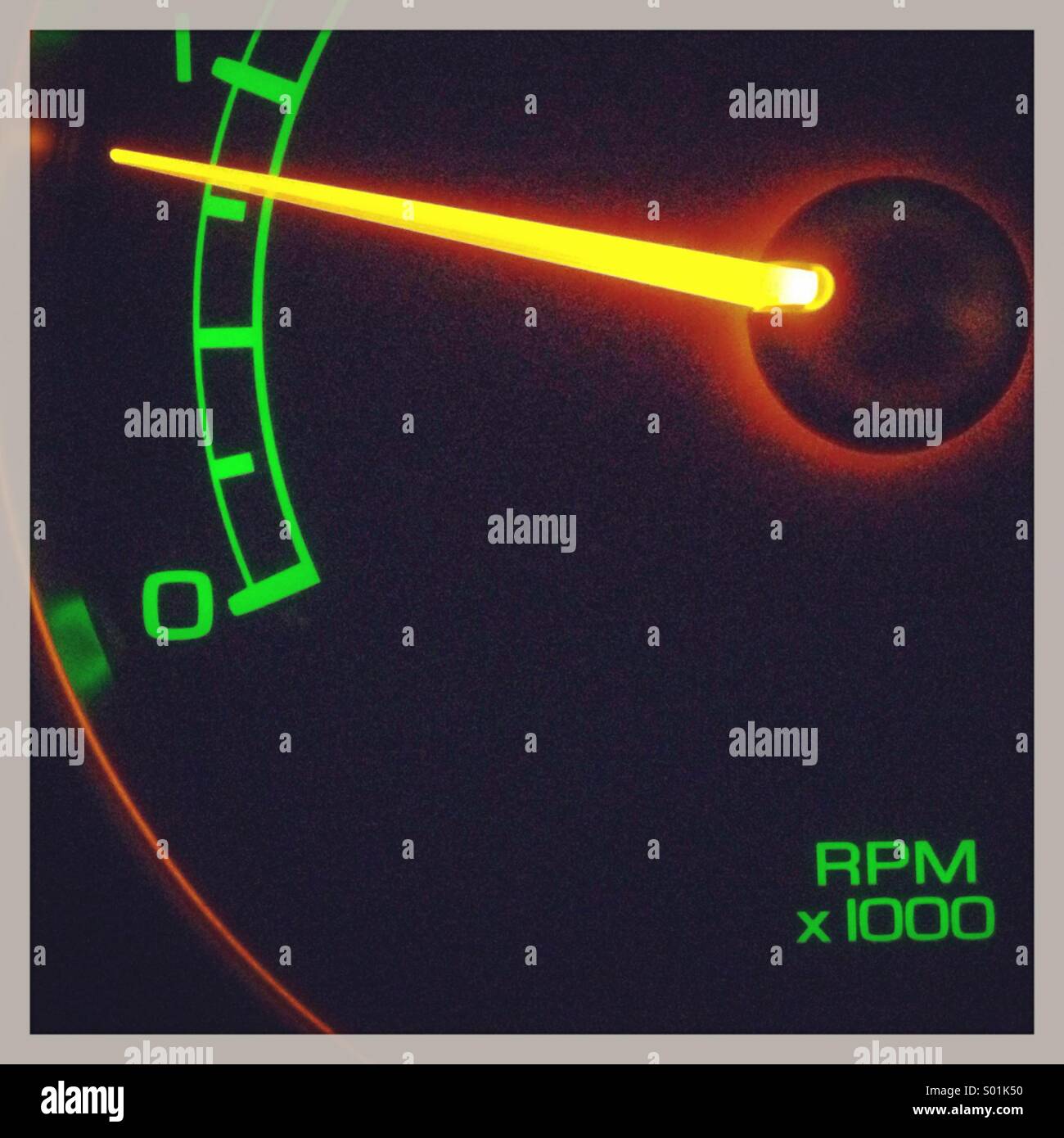 RPM speed indicator Stock Photo Alamy