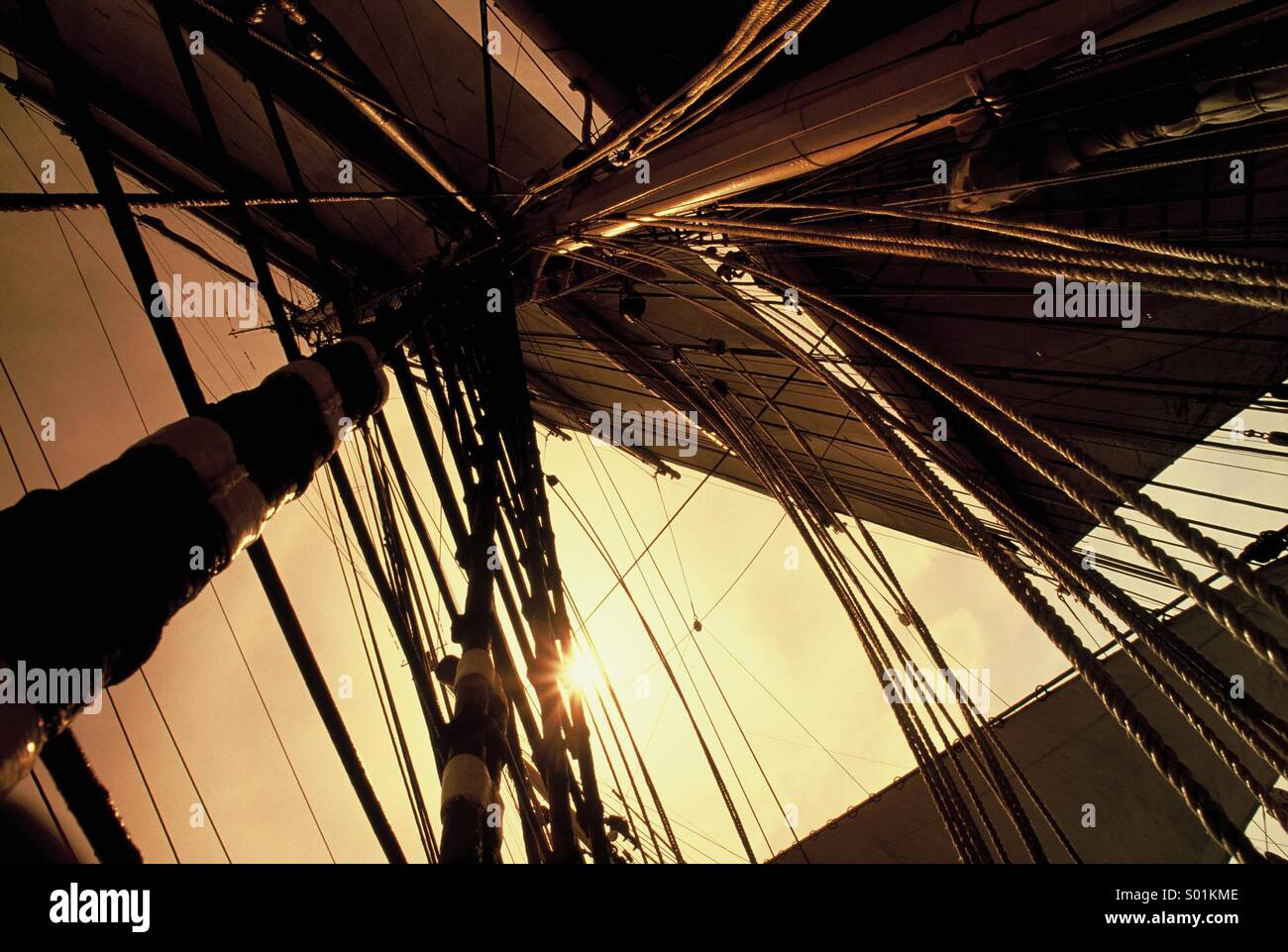 Russian sail training ship Kruzenstern - Smartphone Captured Stock Image