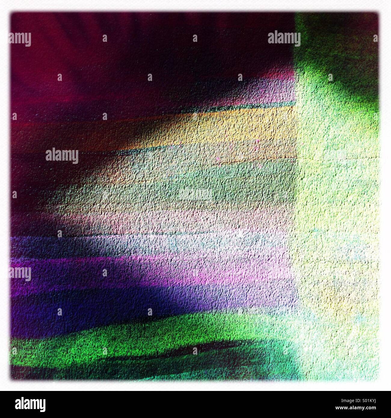 pastel crayon testing pad - Smartphone Captured Stock Image