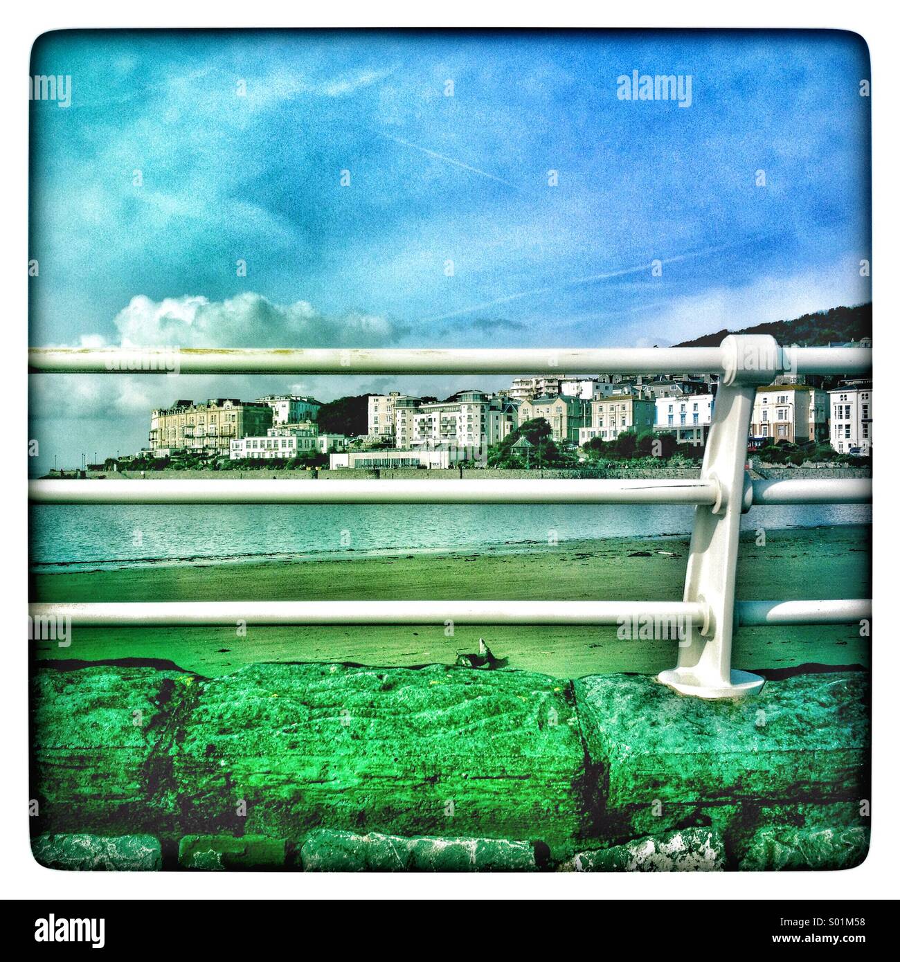 Weston super Mare, Somerset - Smartphone Captured Stock Image