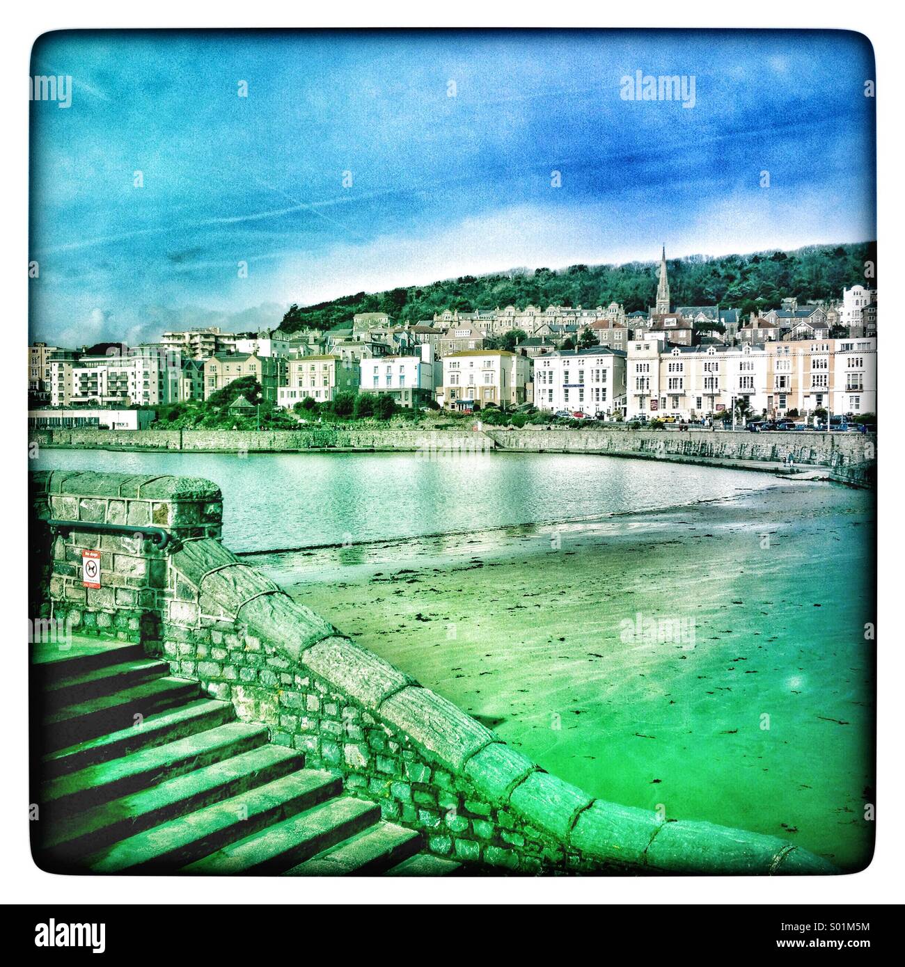 Weston super Mare, Somerset - Smartphone Captured Stock Image