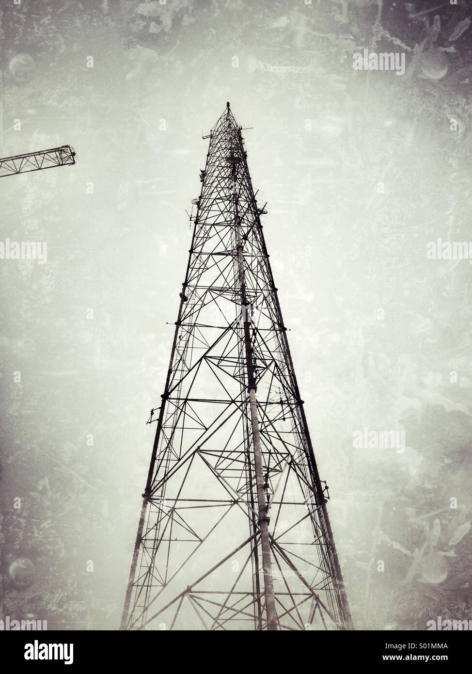 A radio tower Stock Photo