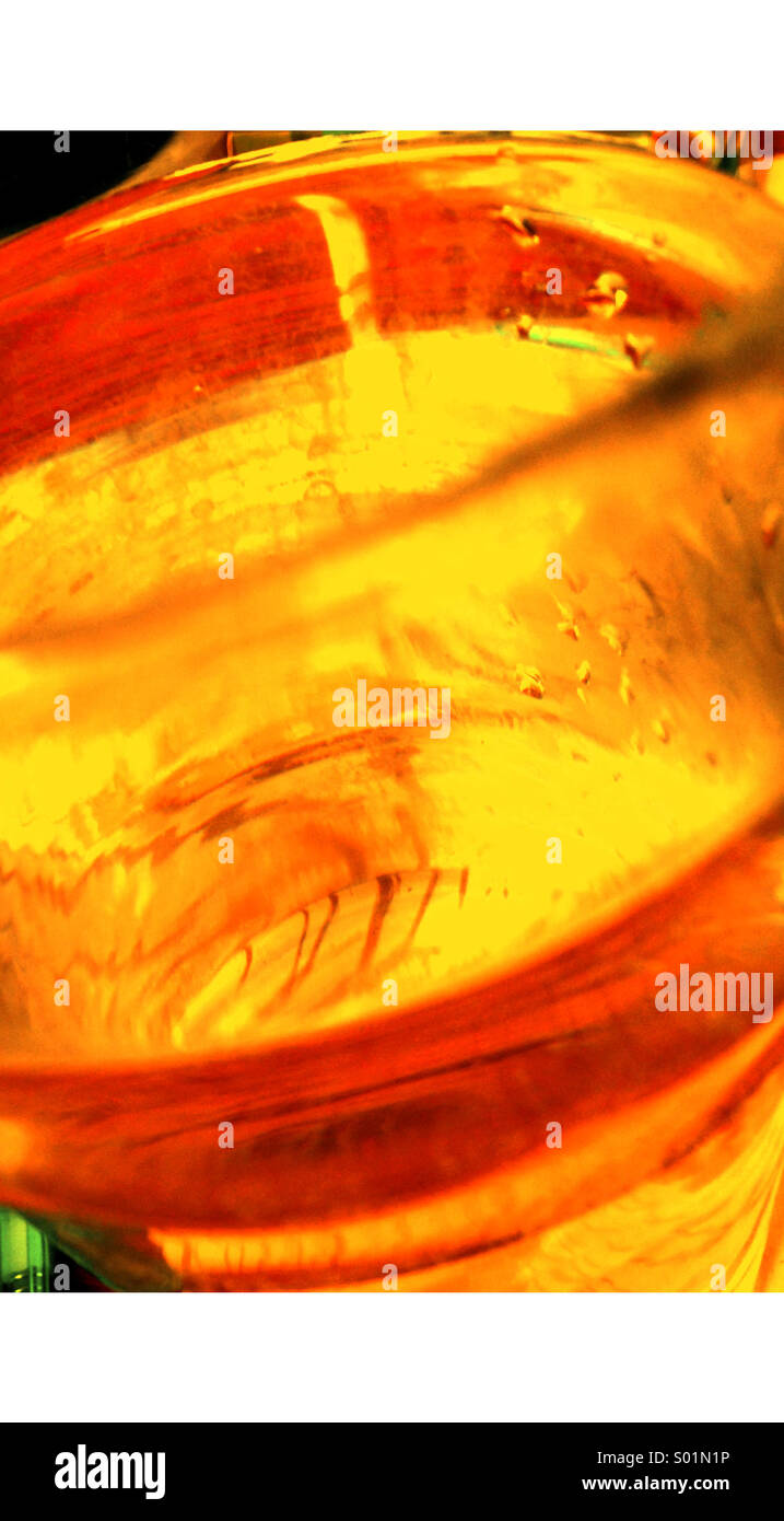 Abstract glass of water Stock Photo