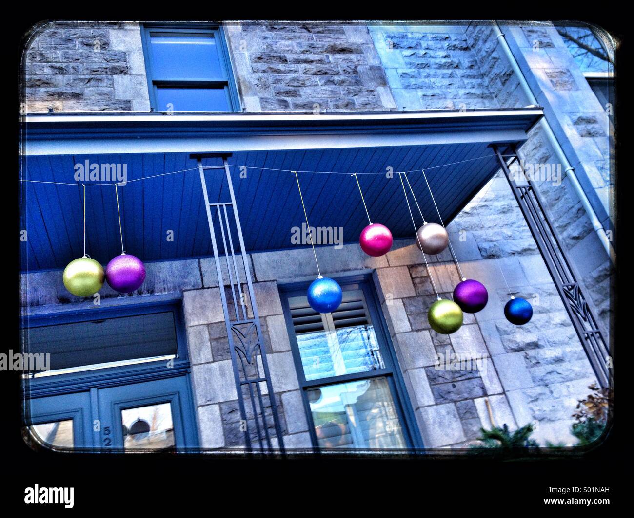 Christmas décorations - Smartphone Captured Stock Image