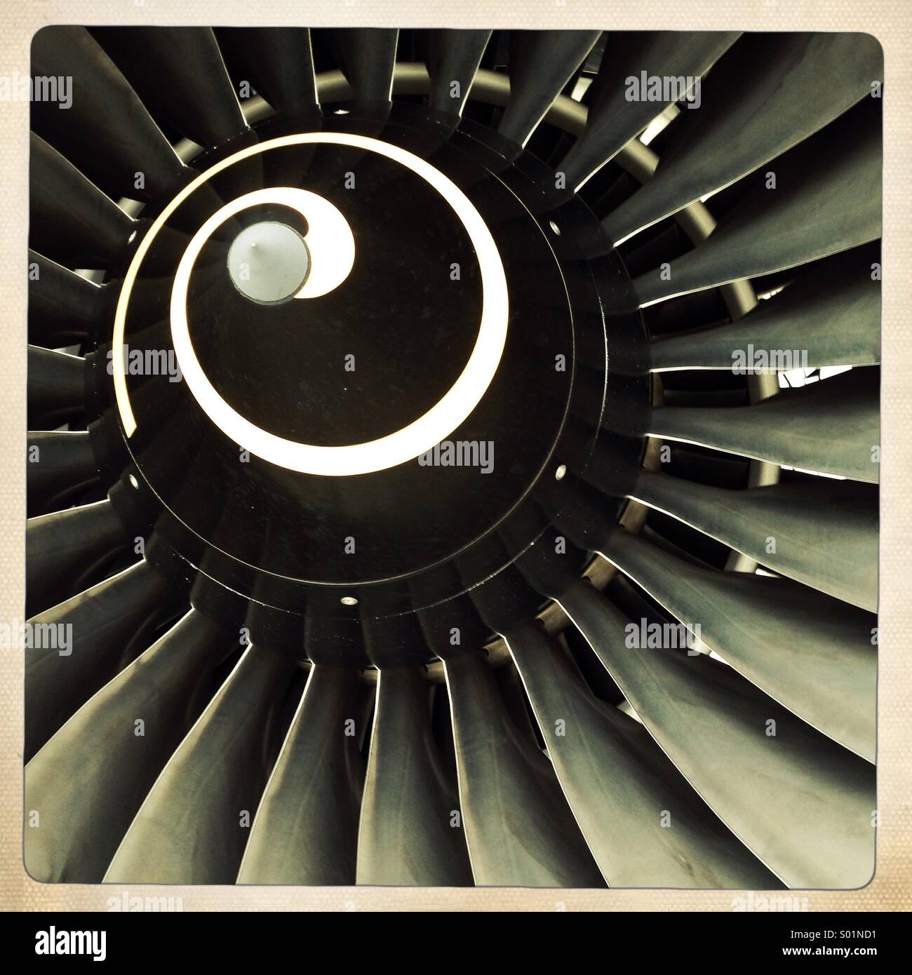 aircraft engine - Smartphone Captured Stock Image