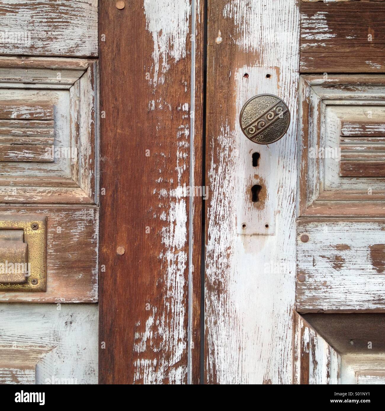 Weathered front door hi-res stock photography and images - Alamy