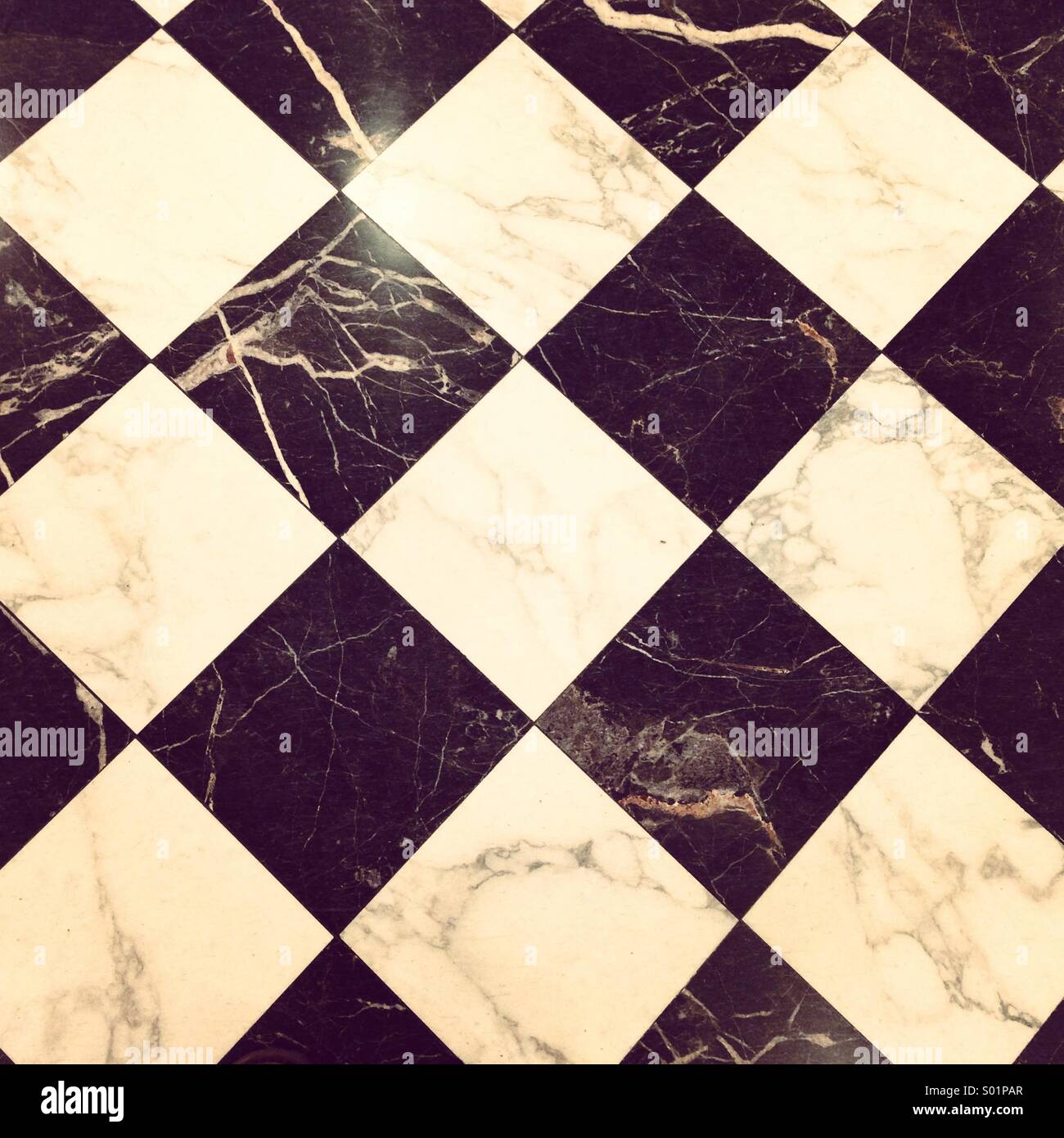 Black and white tiles background Stock Photo Alamy