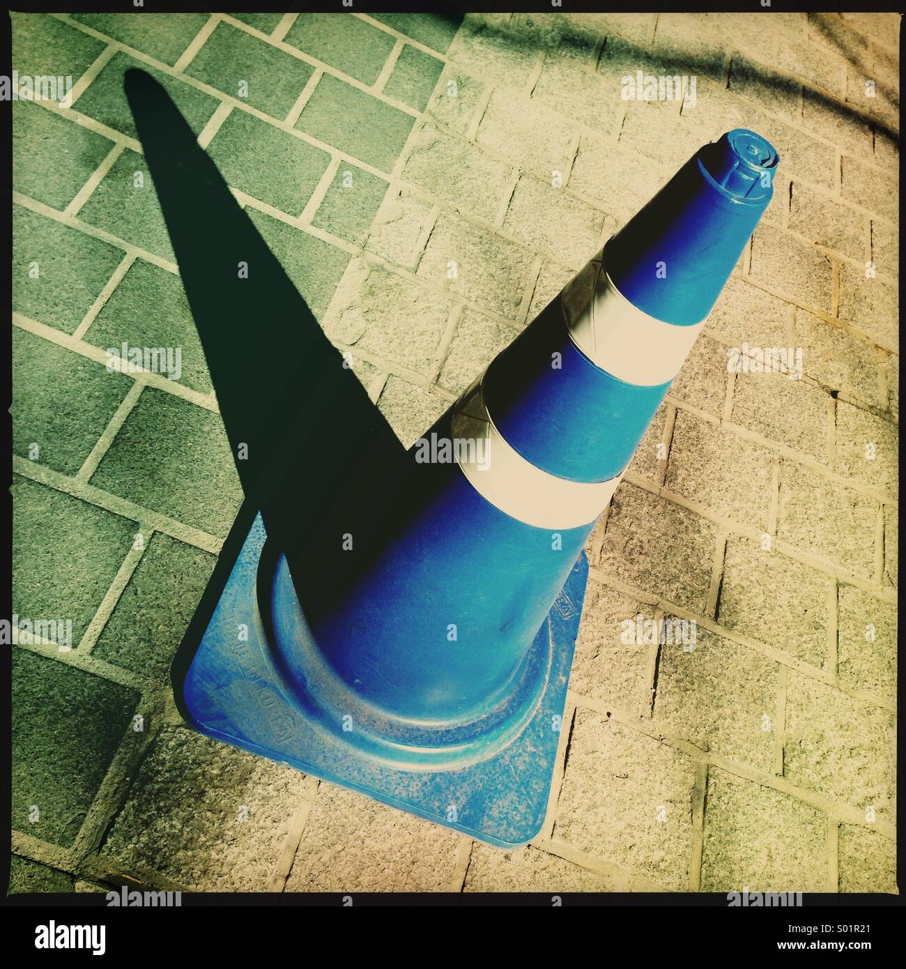 Traffic cone - Smartphone Captured Stock Image