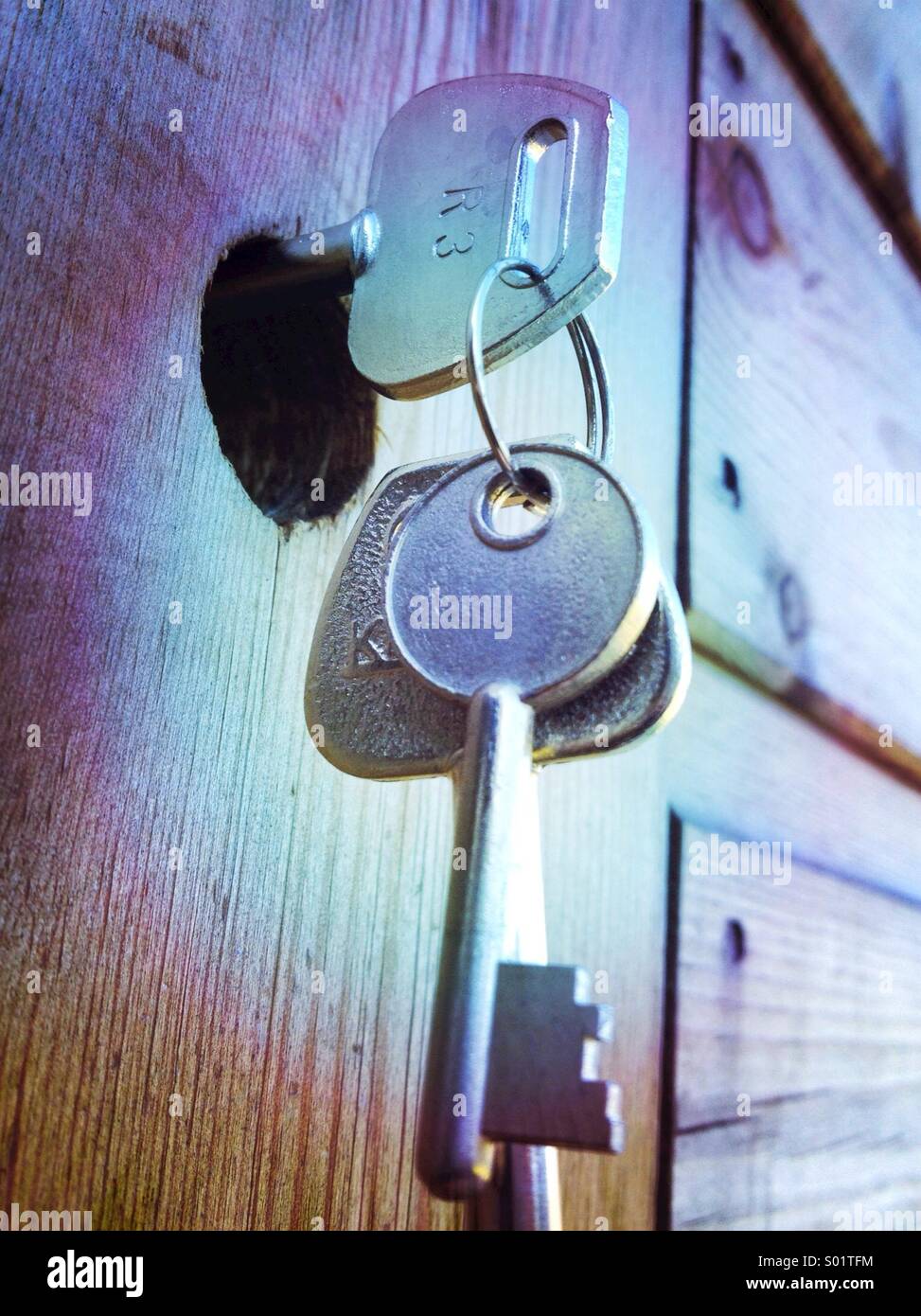 Door keys Stock Photo