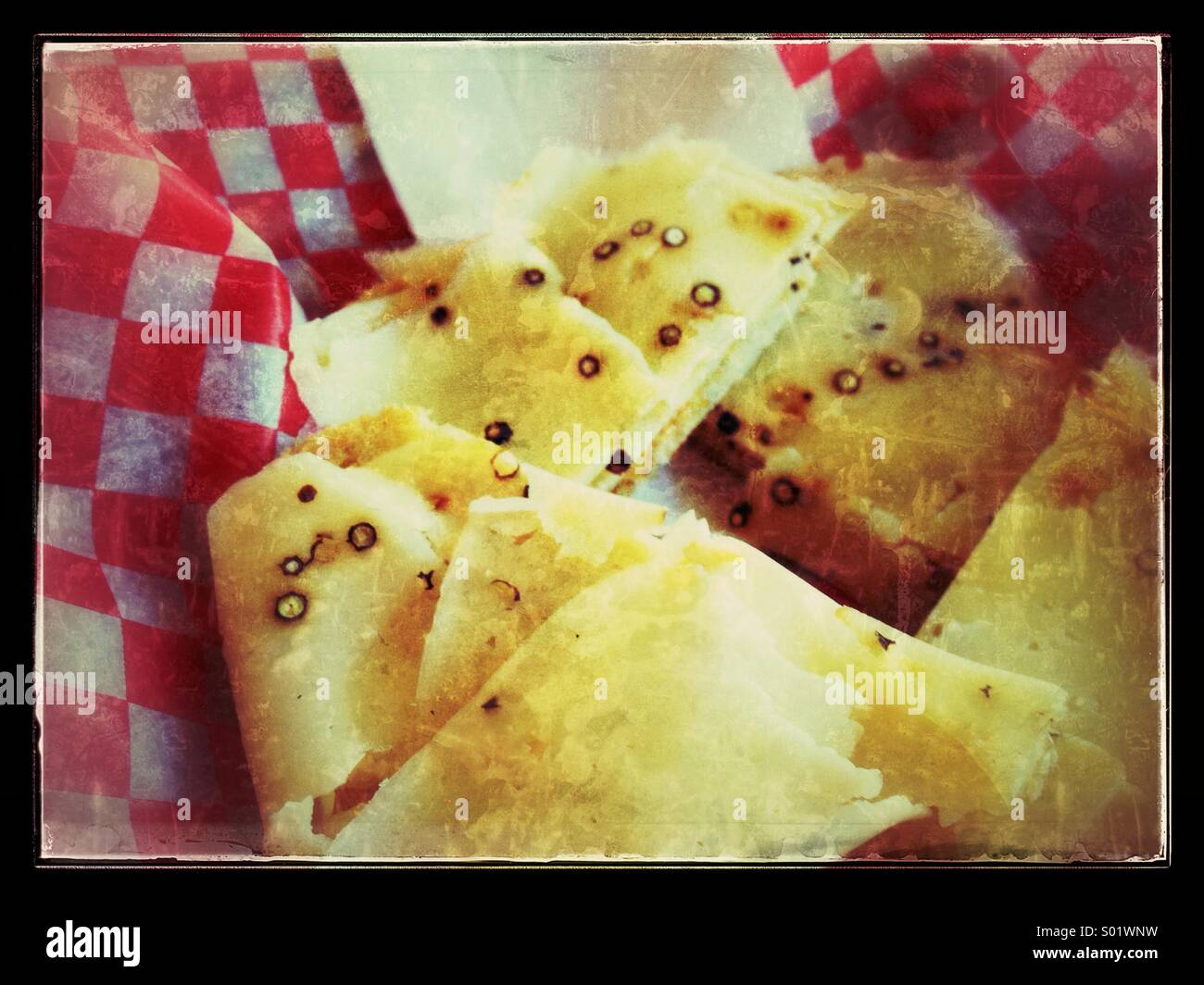 Cheese sandwich - Smartphone Captured Stock Image