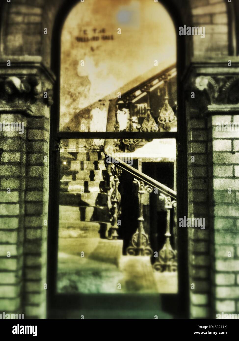 Peckham Rye station disused staircase - Smartphone Captured Stock Image