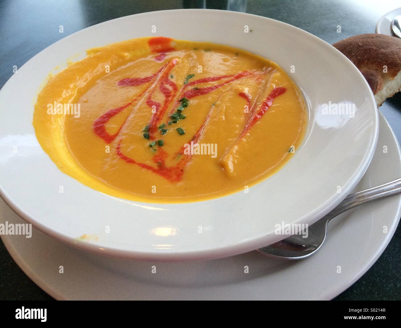 Butternut Squash Soup Stock Photo - Alamy