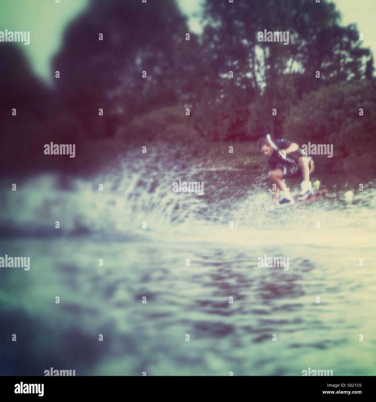 Wakeboard ollie hires stock photography and images Alamy
