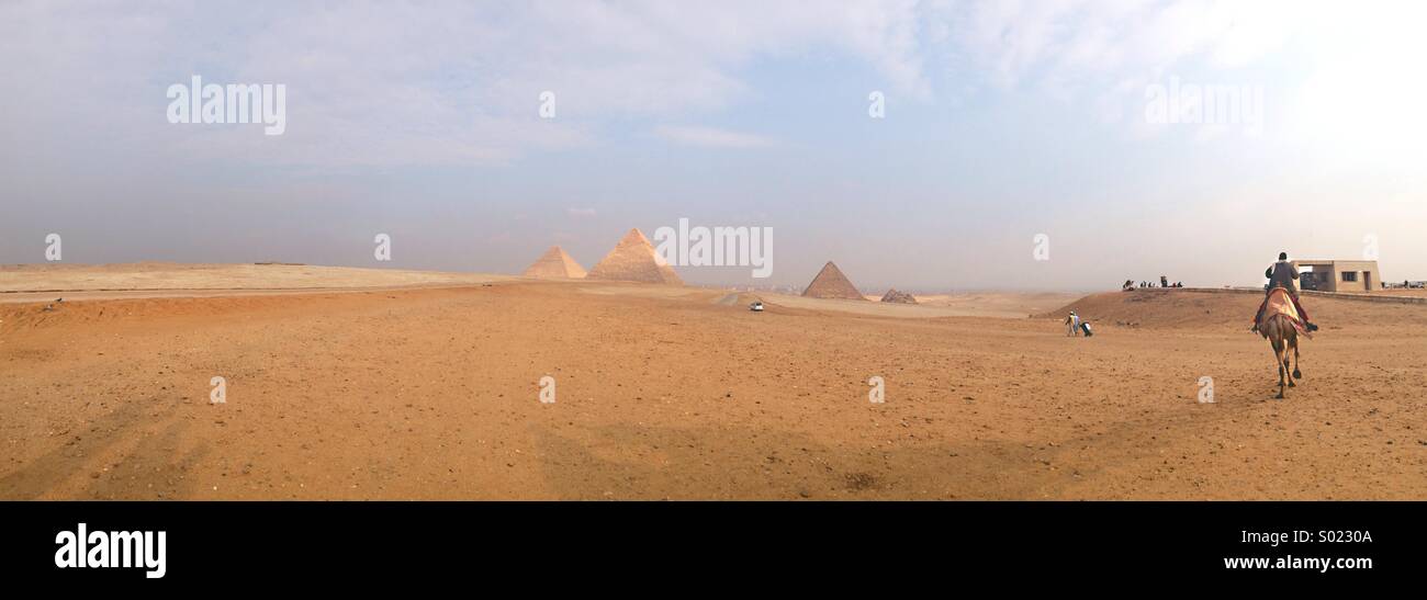 Egypt. The pyramids of Giza Stock Photo