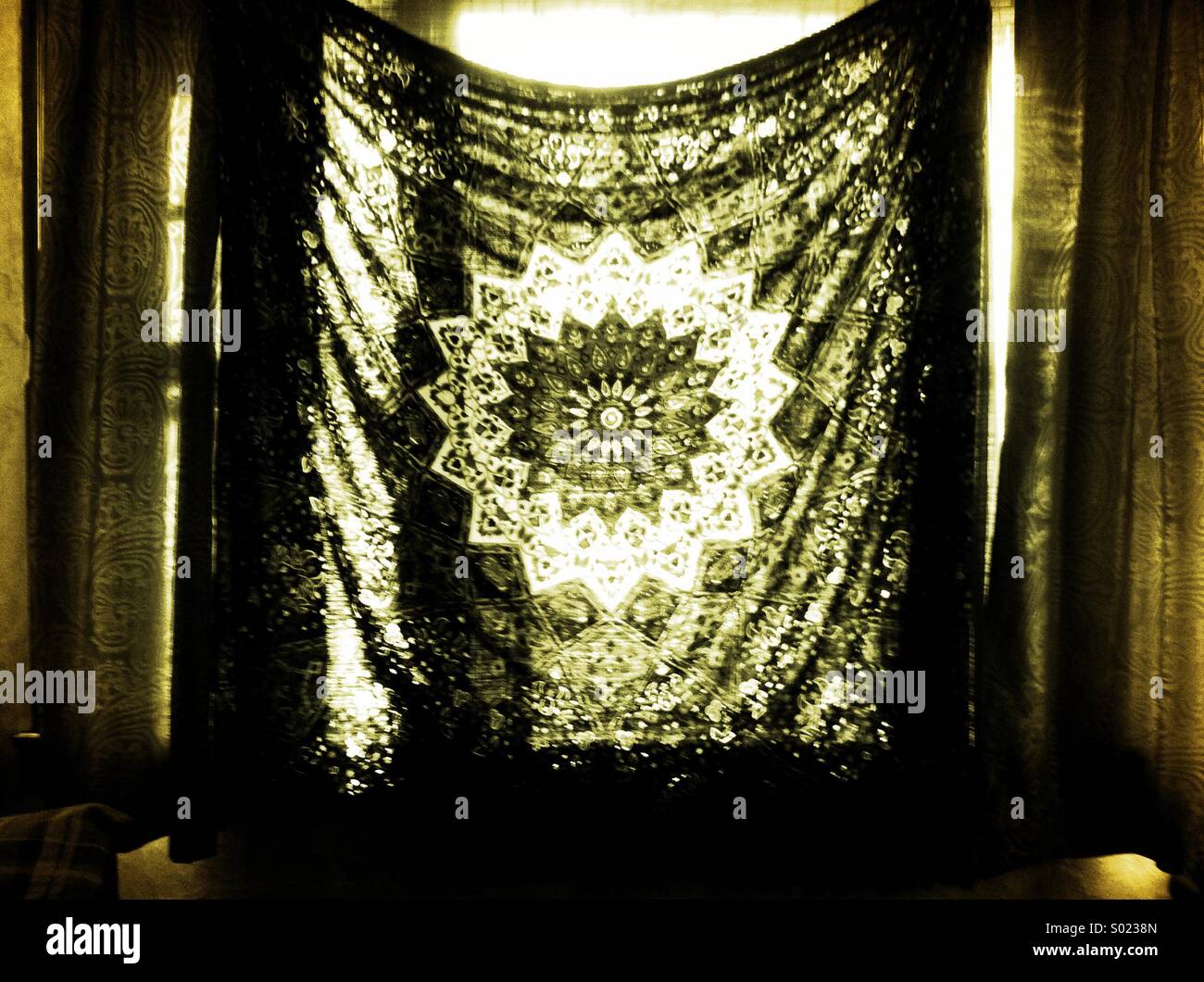 Tapestry over window sale