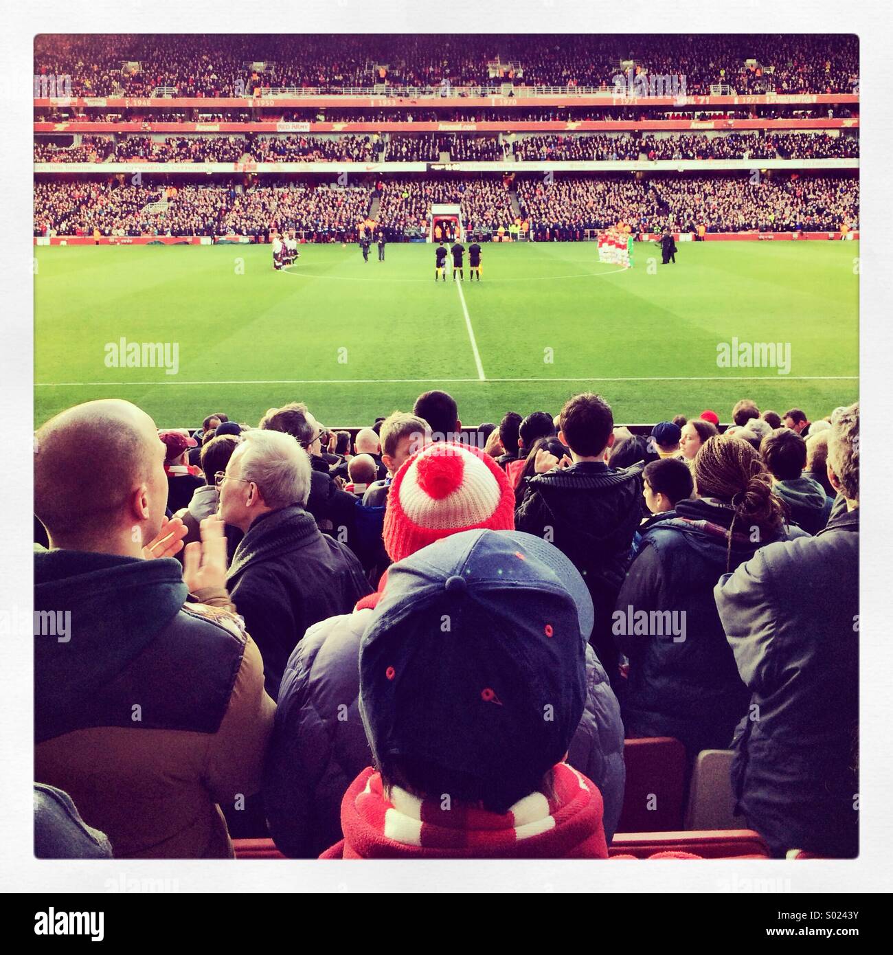 Arsenal Emirates Stadium Stock Photo