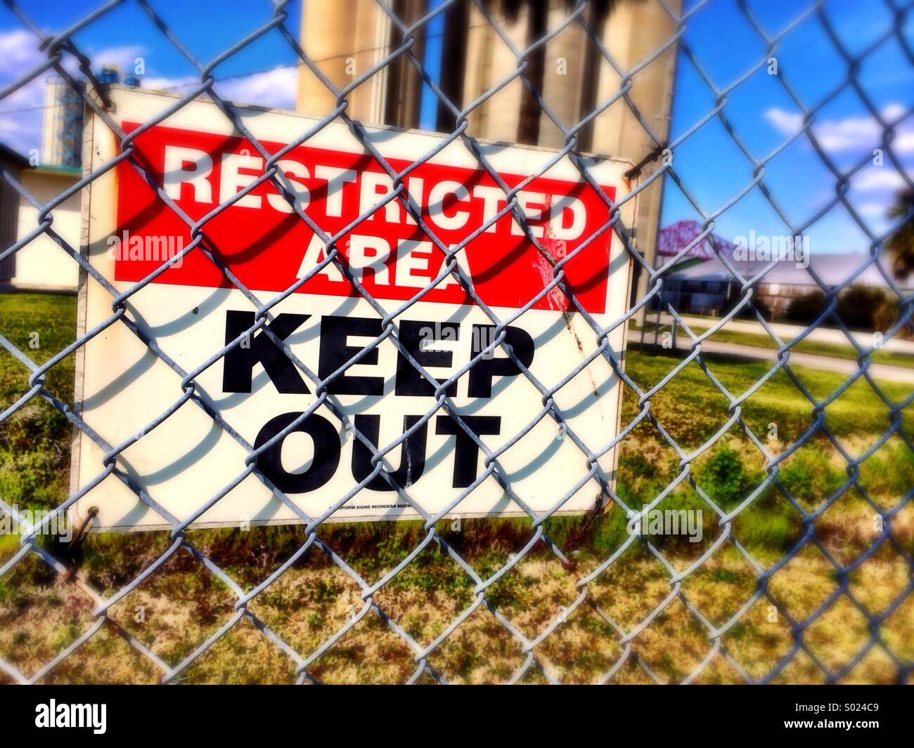 Keep Out Stock Photo