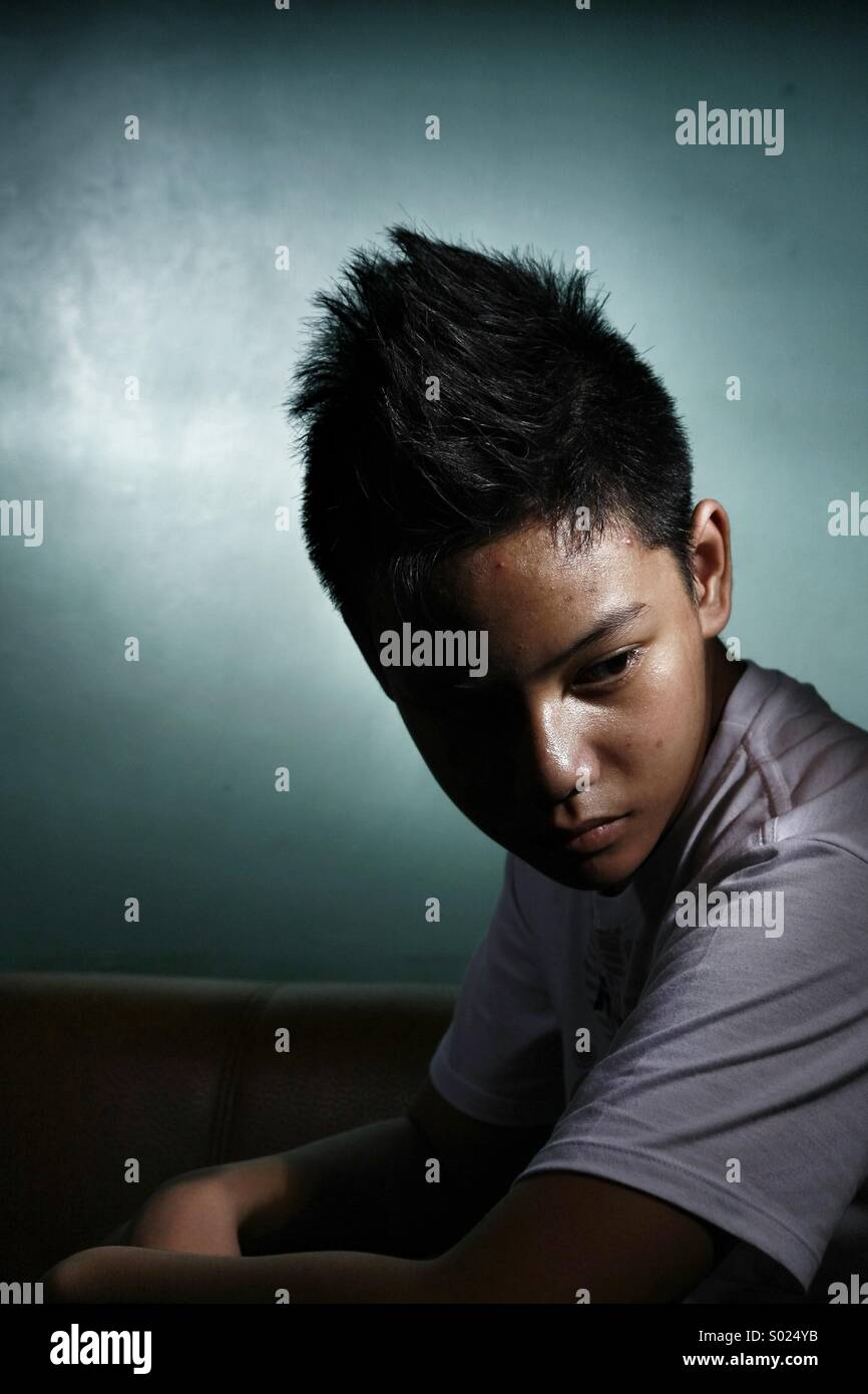 Male teenage portrait hi-res stock photography and images - Alamy