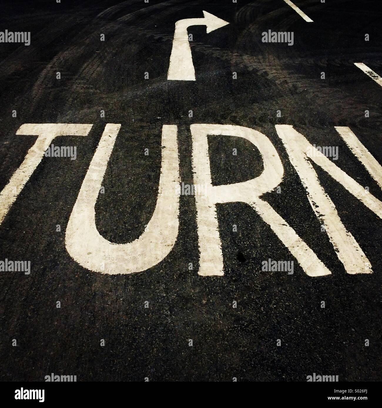 Turn. Stock Photo