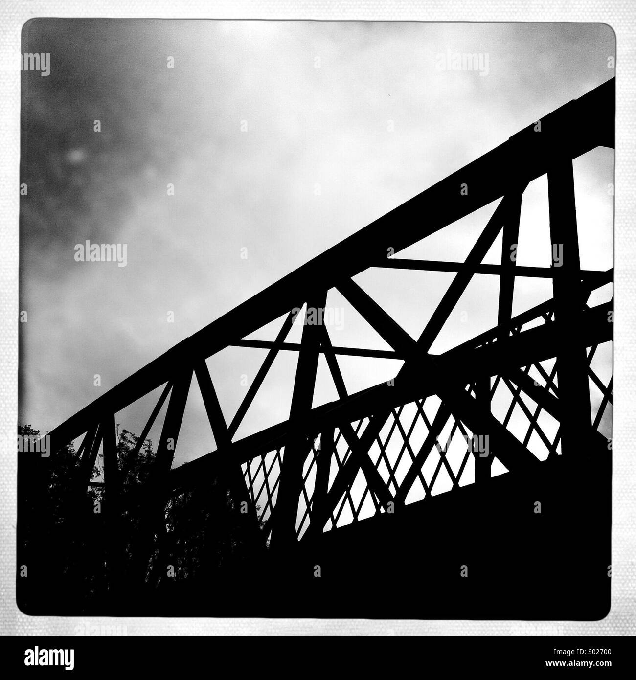 Bridge (black & white) Stock Photo