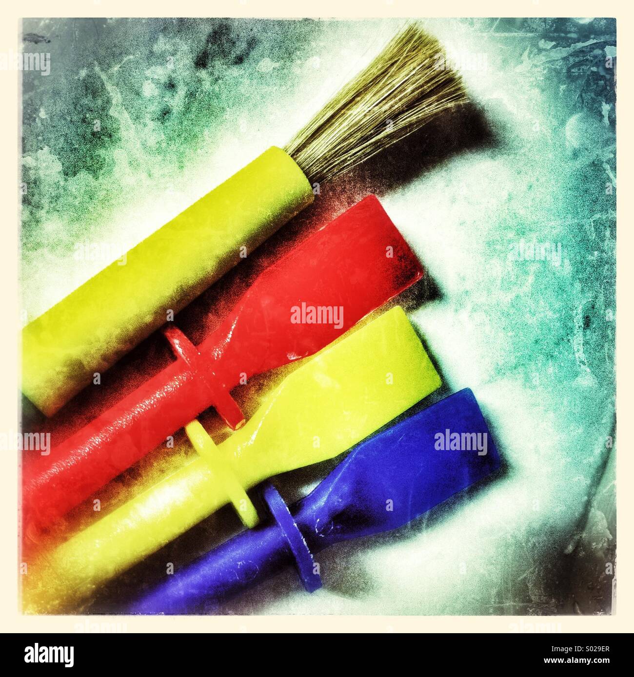 Brush and Spatulas Stock Photo Alamy