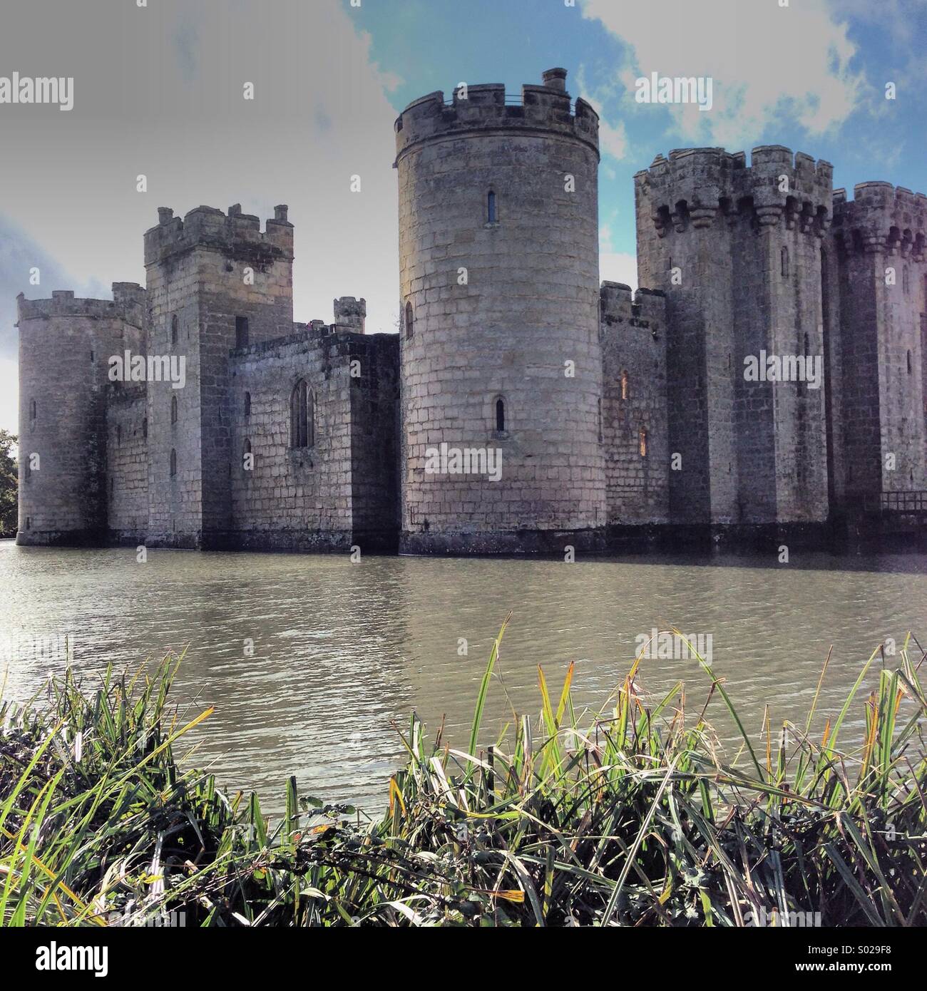 Bodiam castle kent - Smartphone Captured Stock Image