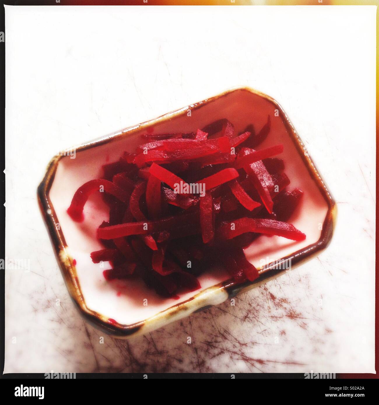 Beetroot salad - Smartphone Captured Stock Image