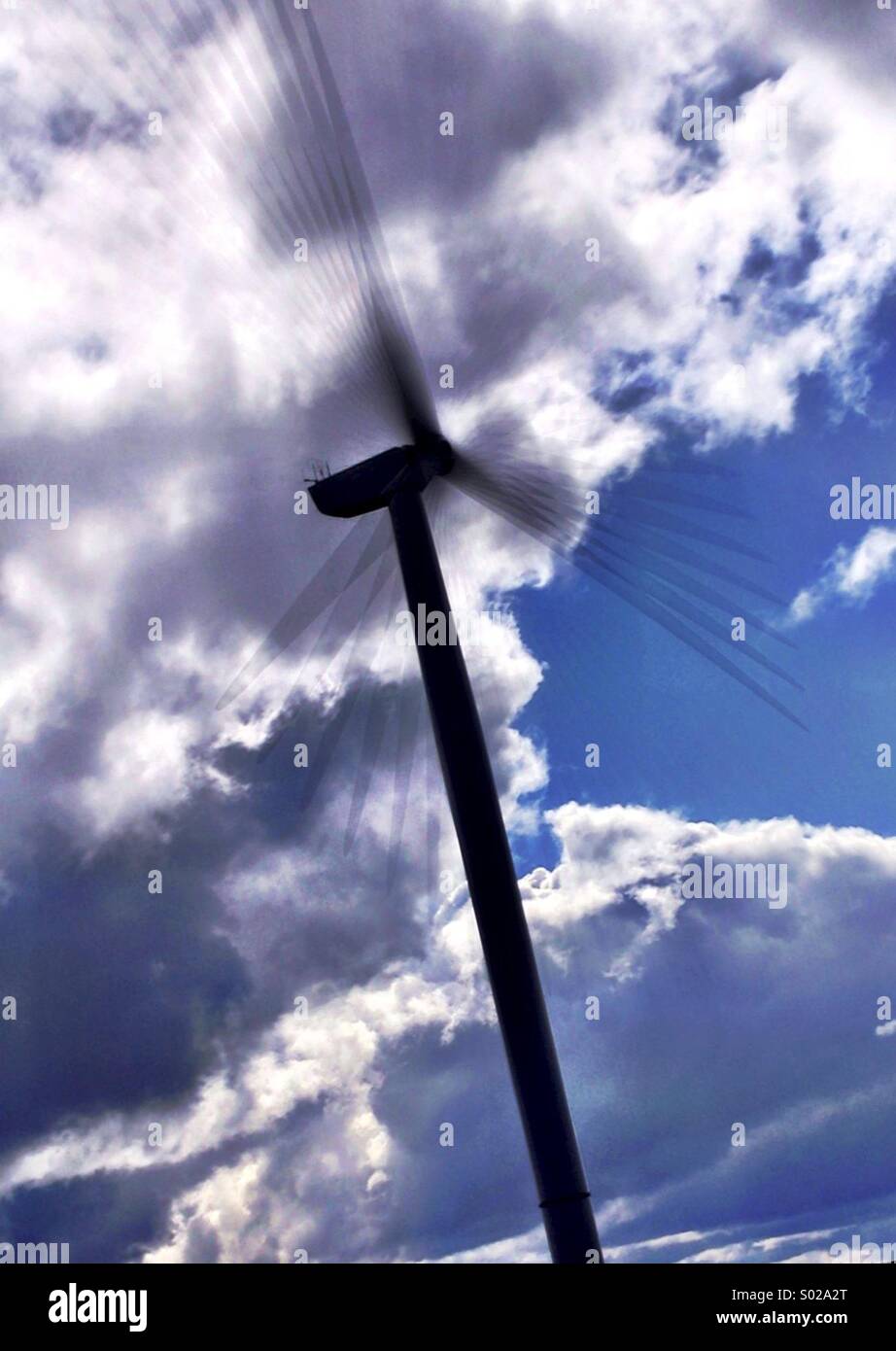 Wind Turbine - Smartphone Captured Stock Image