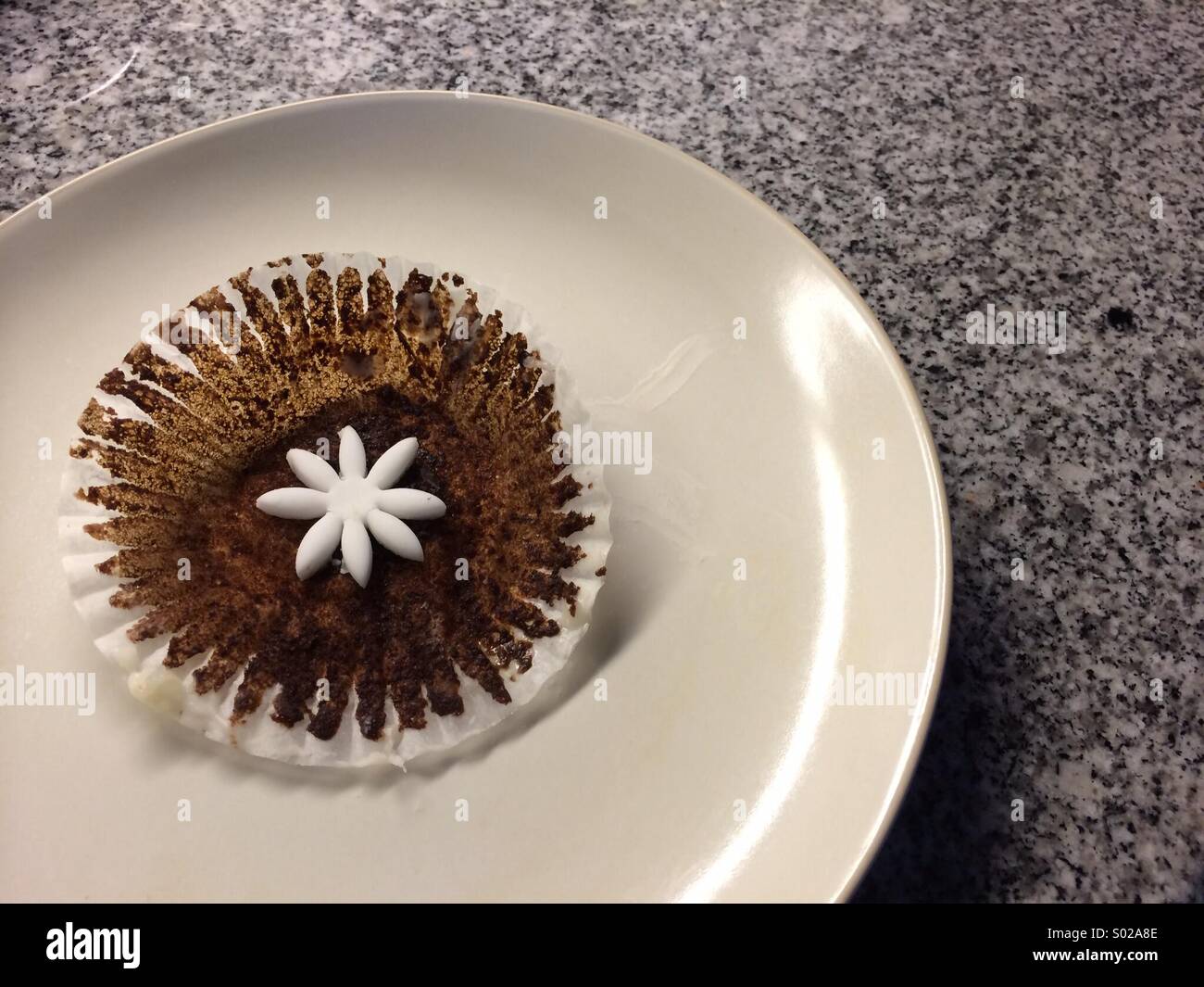 gluten free cupcake - Smartphone Captured Stock Image