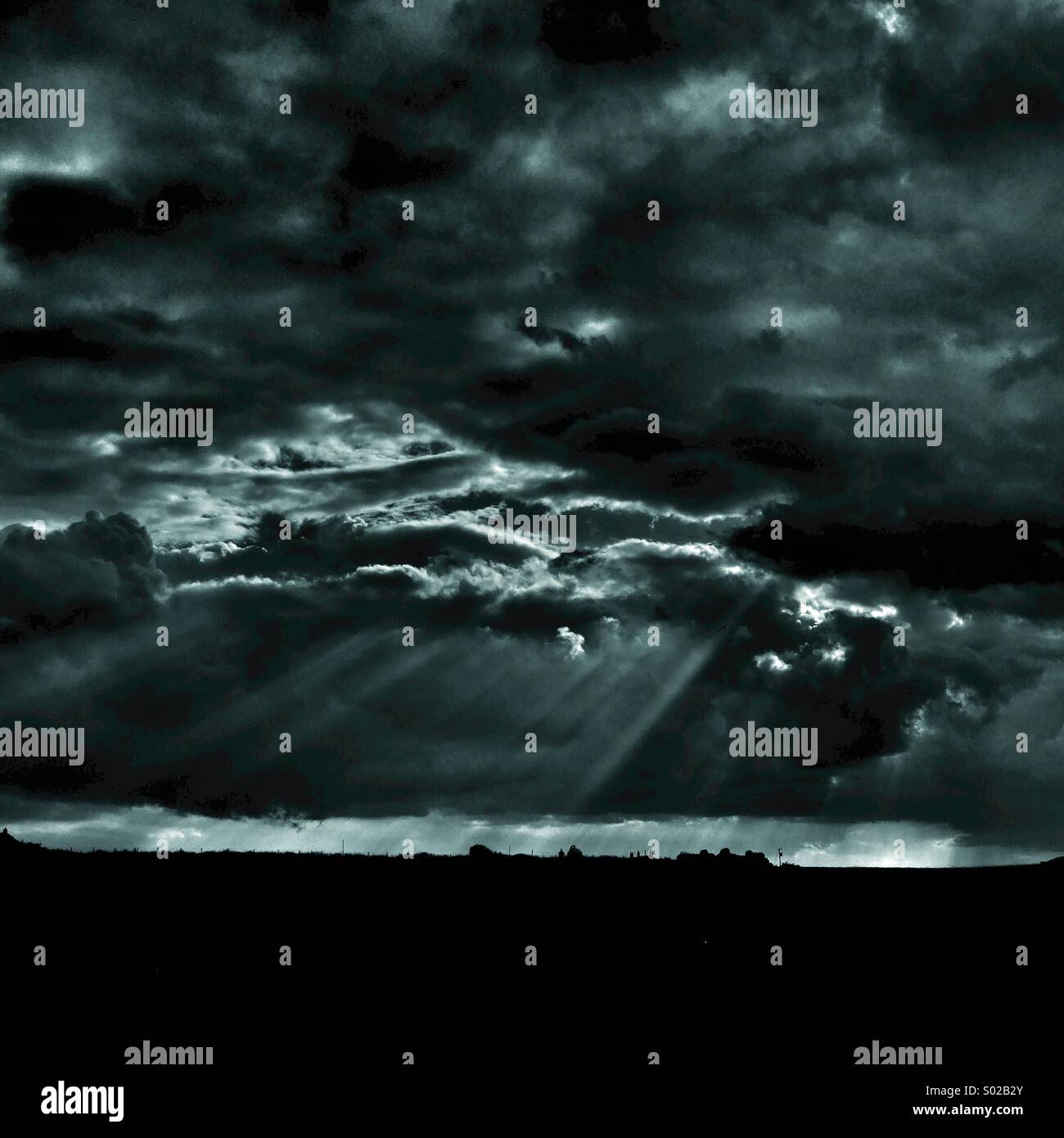 Dramatic sky - Smartphone Captured Stock Image Dramatic sky - Smartphone Captured Stock Image