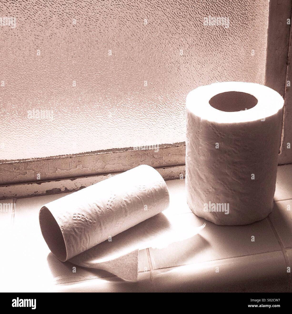 Toilet paper - Smartphone Captured Stock Image