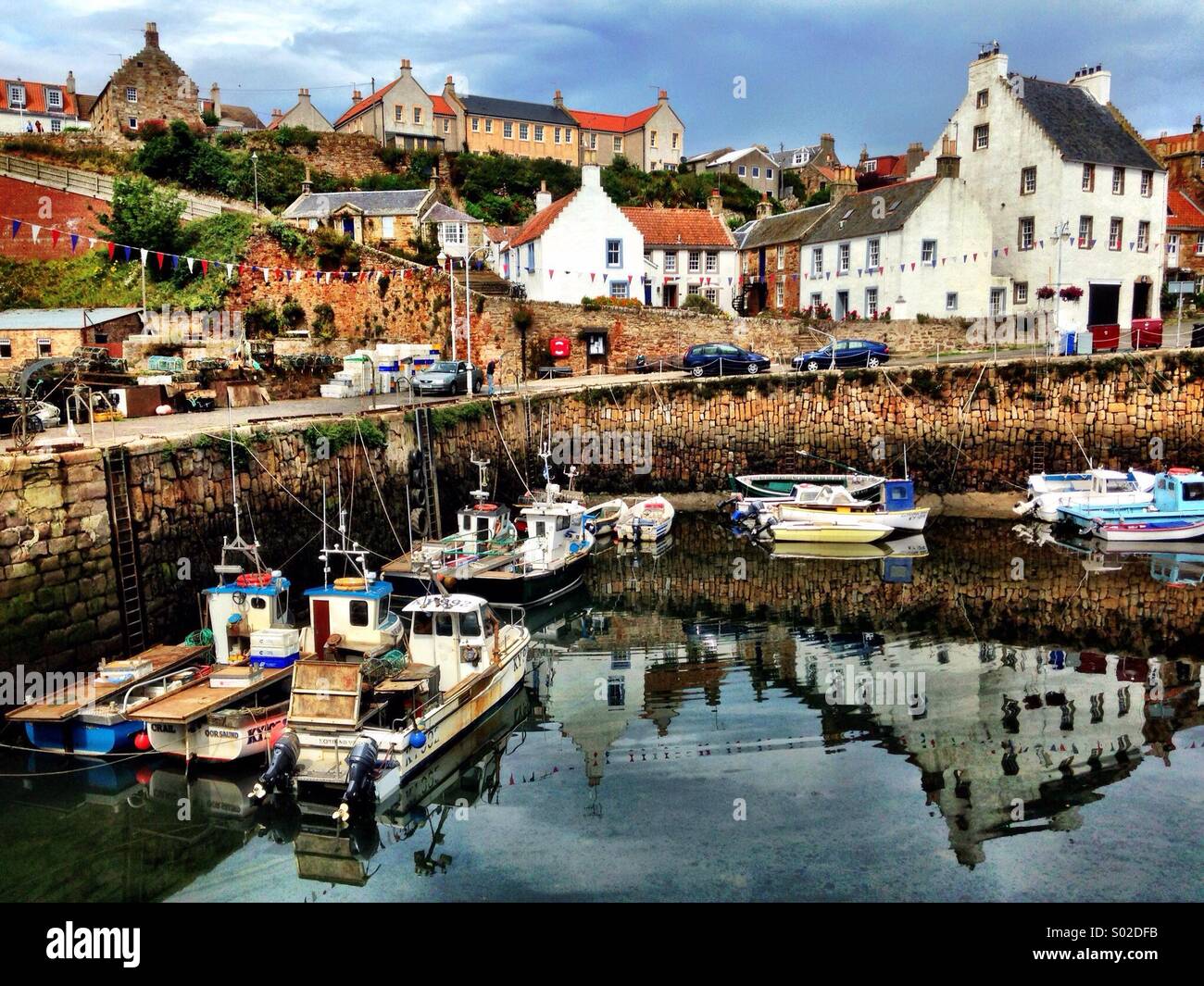 Crail Harbour in Fife Stock Photo Alamy