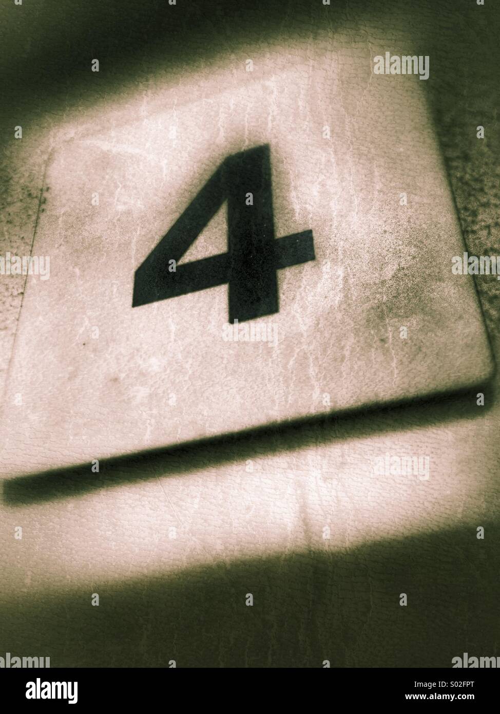 Number four 4 hi-res stock photography and images - Alamy