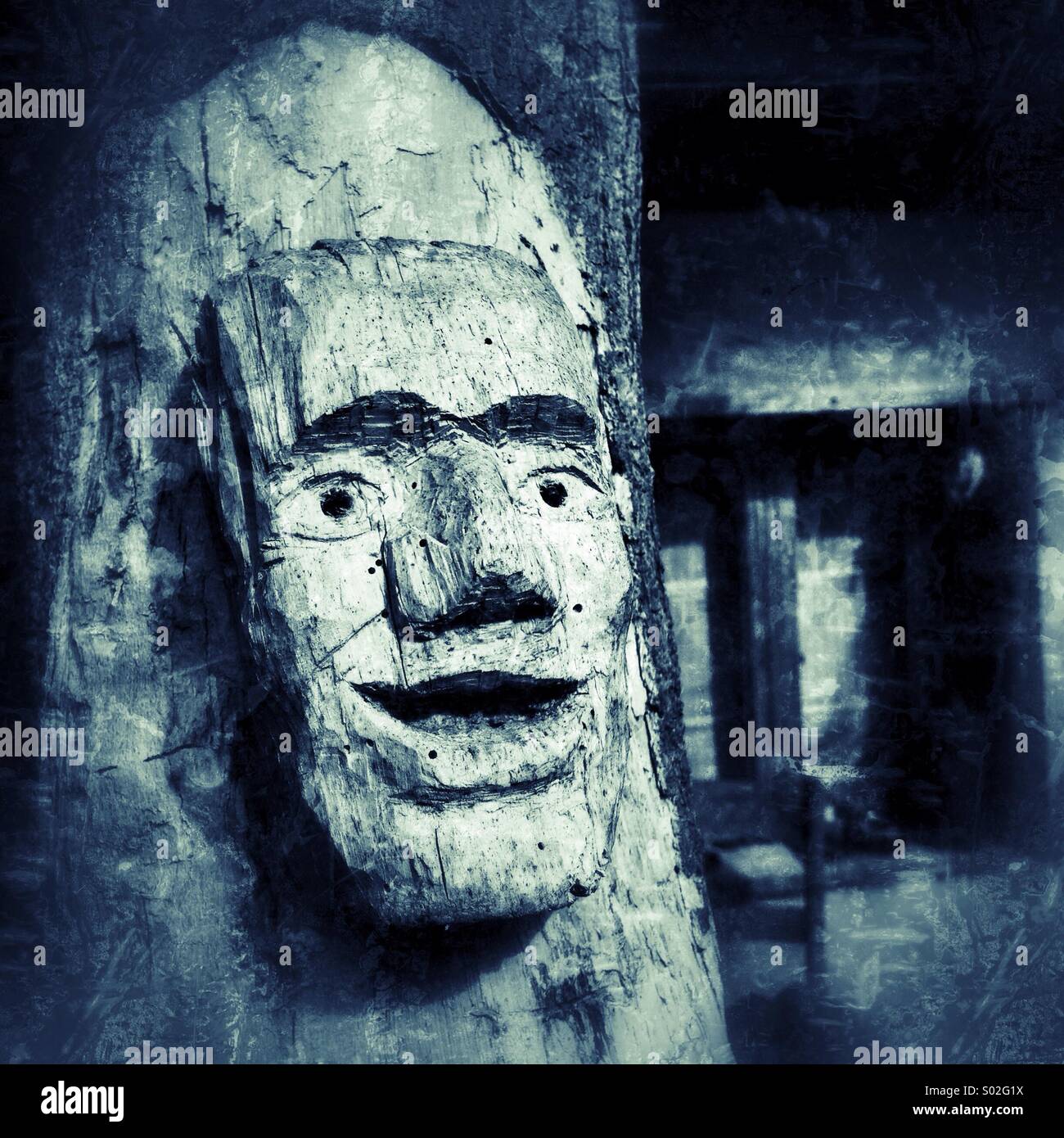 Carved wood face hires stock photography and images Alamy