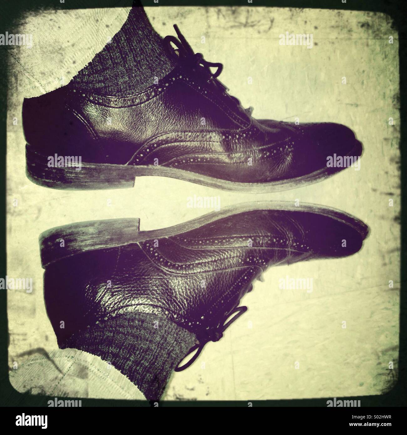 Well worn shoes hi-res stock photography and images - Alamy