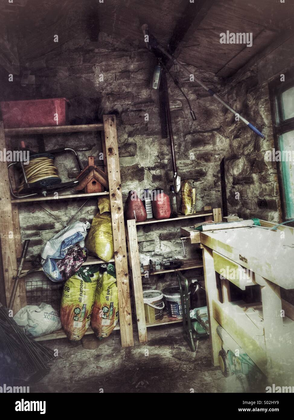 Shed - Smartphone Captured Stock Image