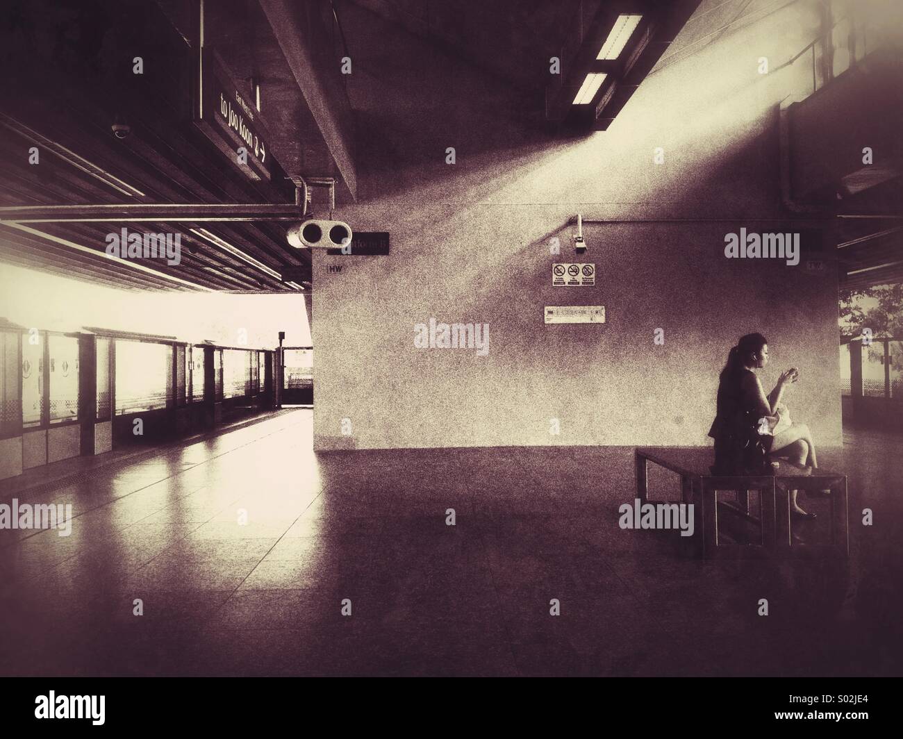 Waiting... - Smartphone Captured Stock Image
