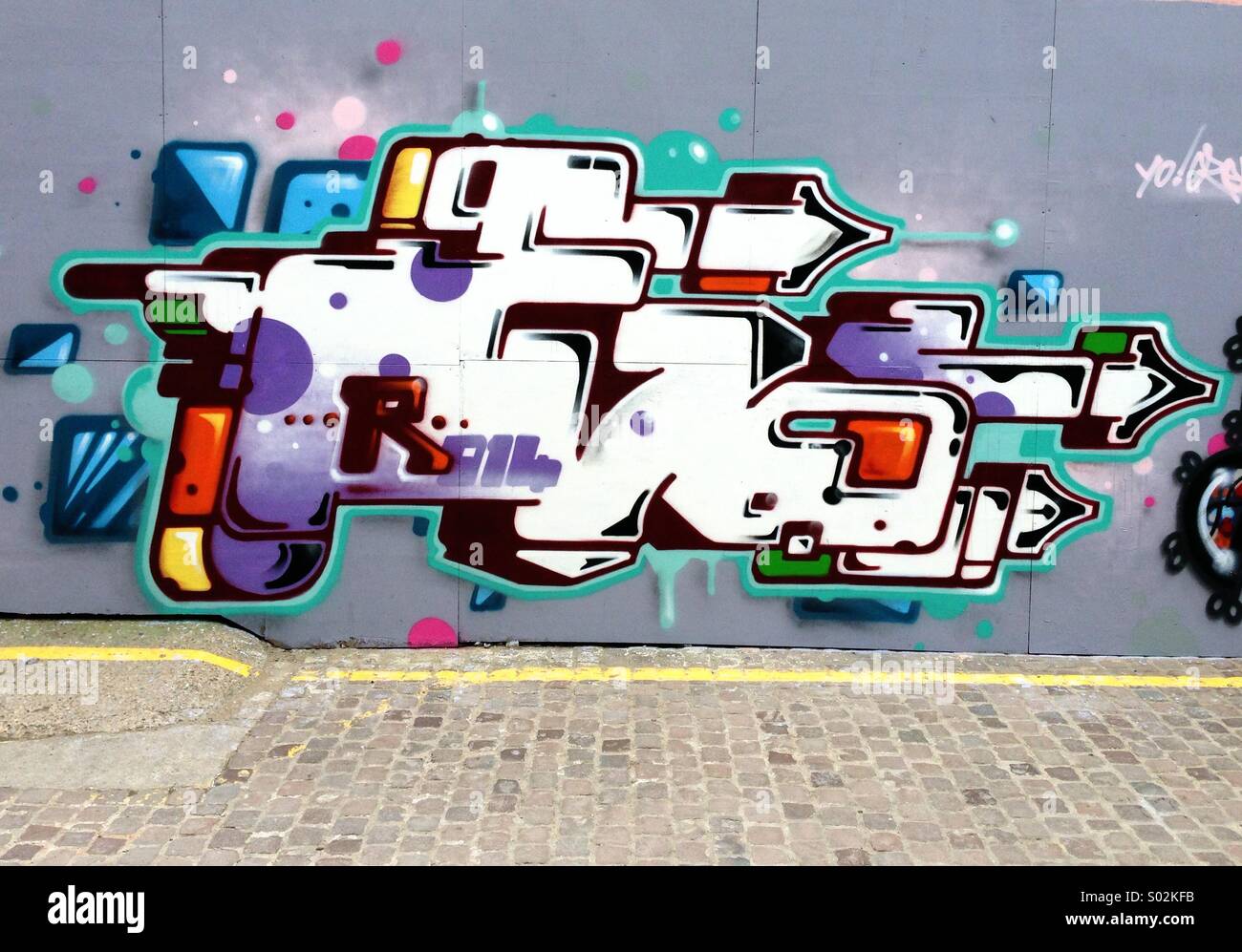 Futura Graffiti, London W10 UK Stock Photo