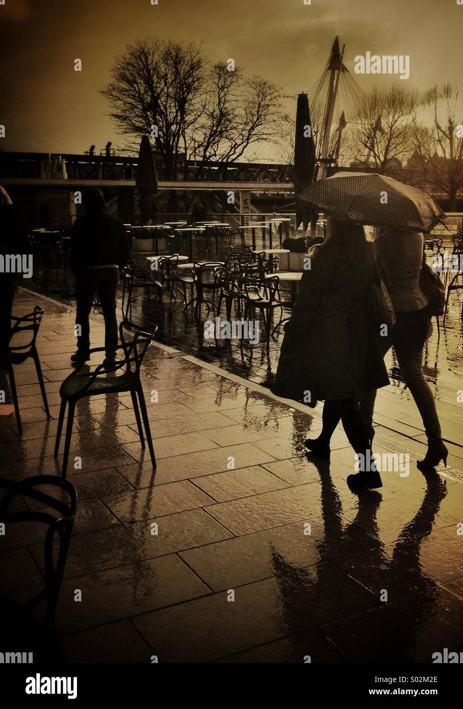 British weather - Smartphone Captured Stock Image