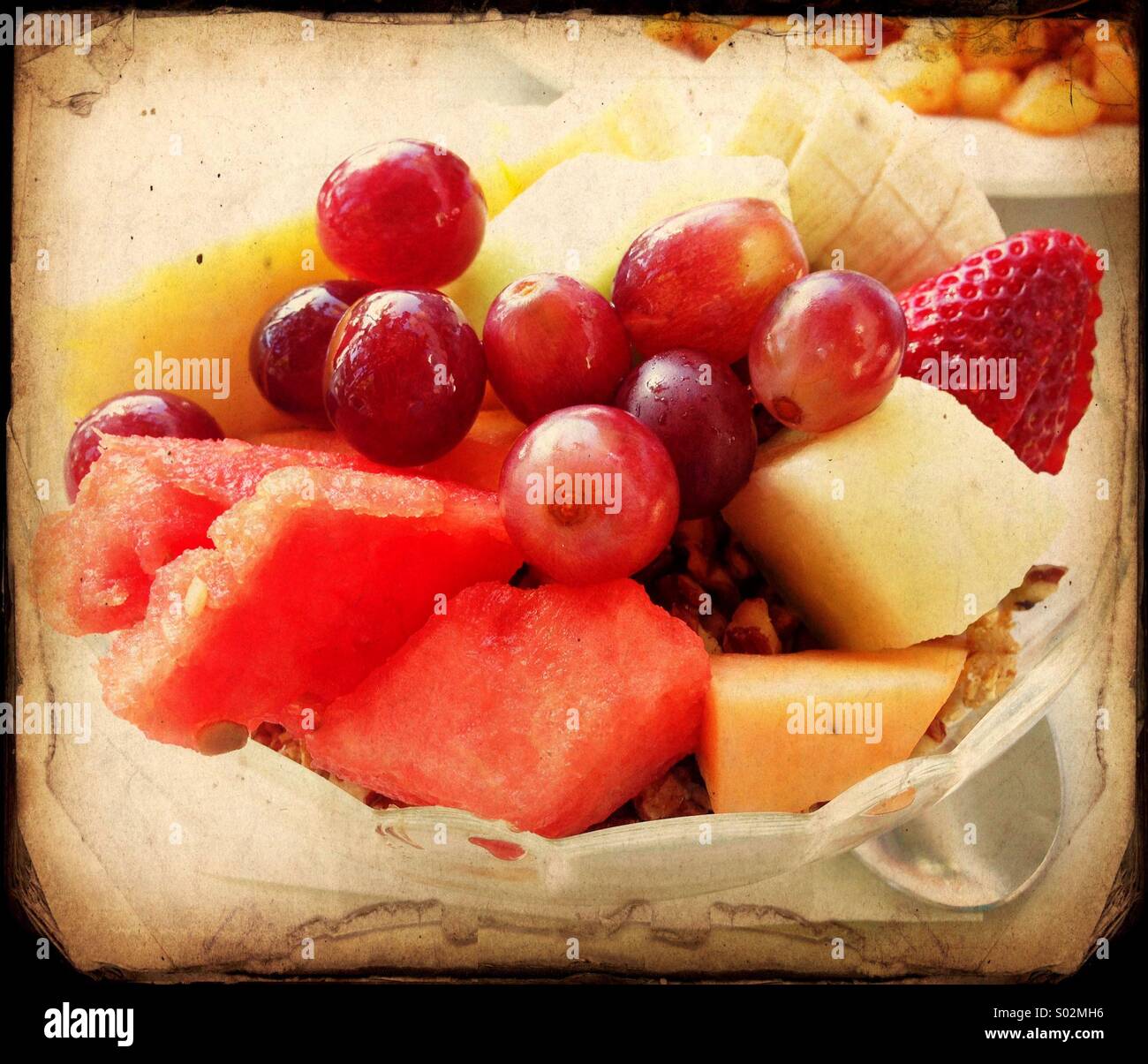 Fruit, yogurt and granola breakfast, News Cafe, South Beach, Miami