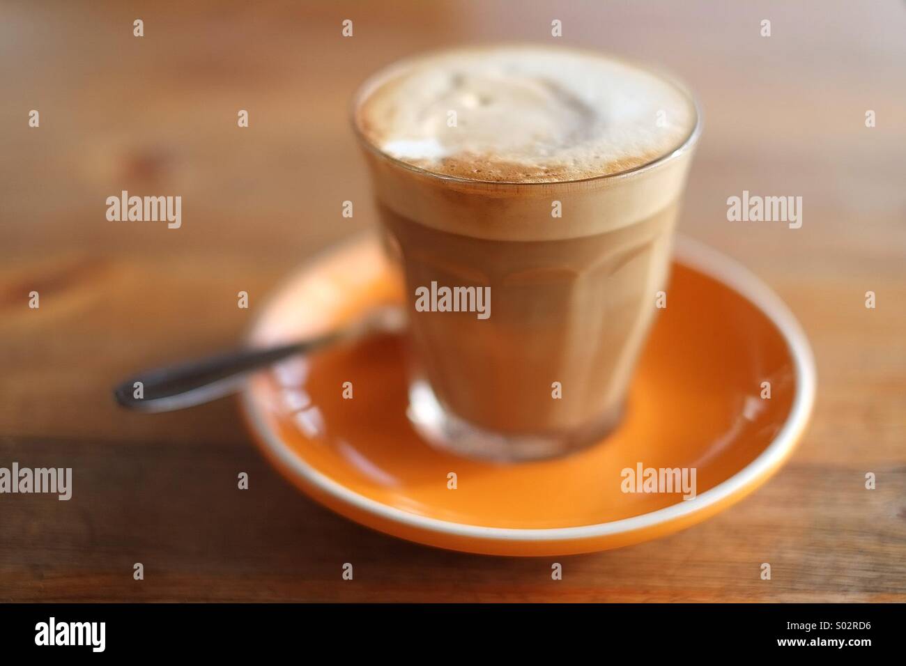 Soy latte Stock Photo