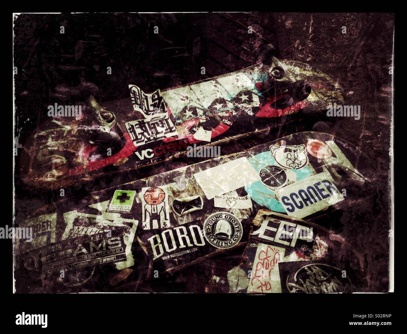 Skateboard generation - Smartphone Captured Stock Image