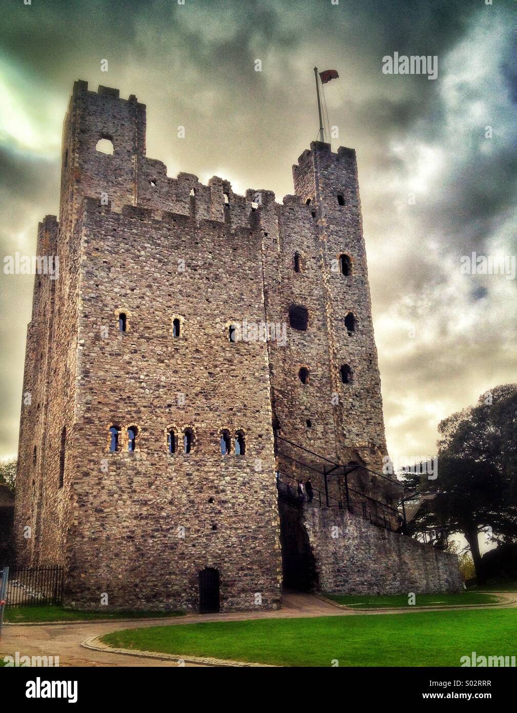 Rochester castle, Kent, England Stock Photo - Alamy