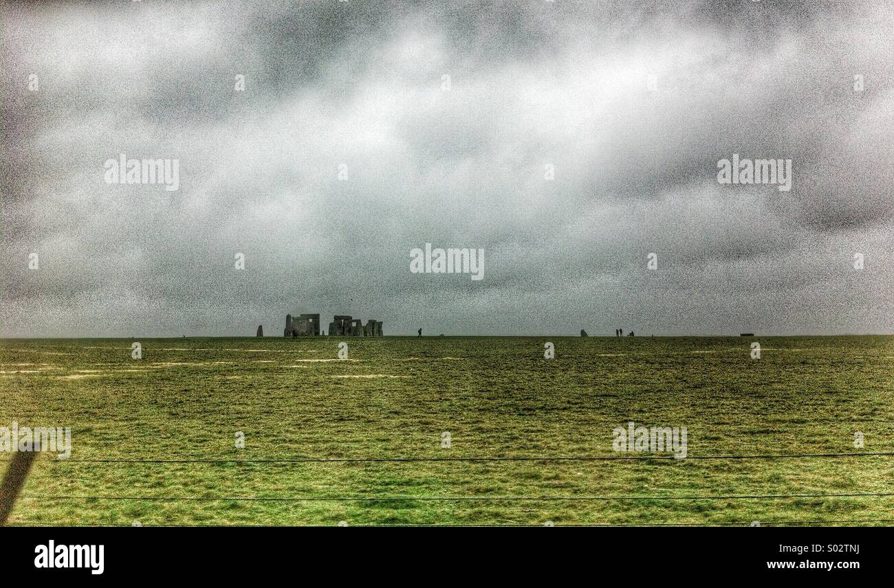 Stonehenge, England, United Kingdom. - Smartphone Captured Stock Image